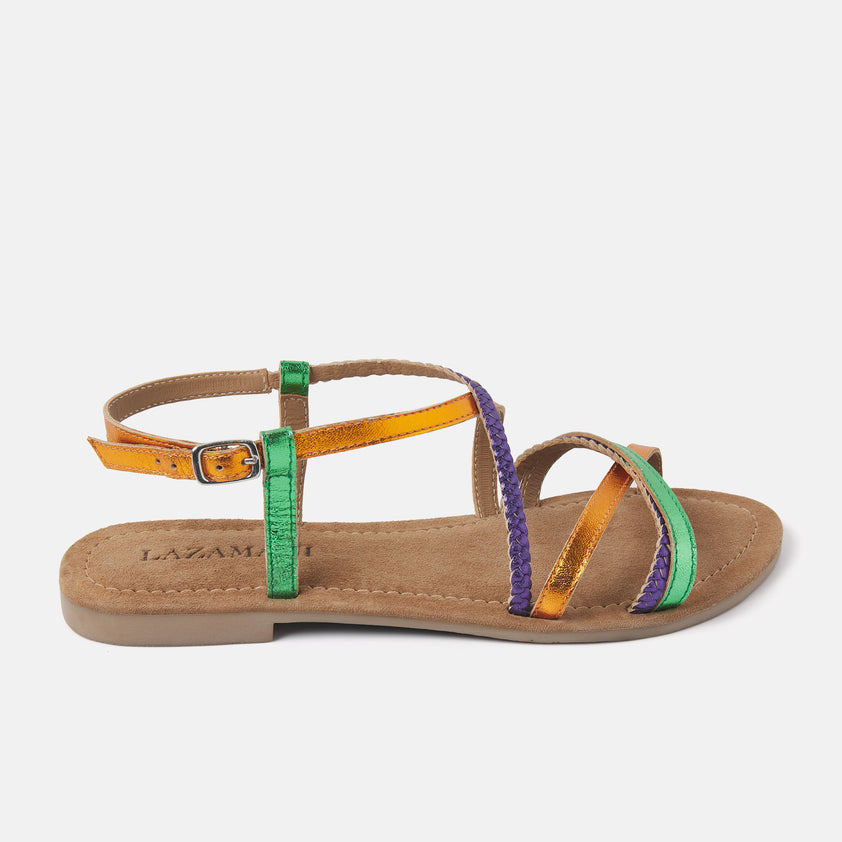 Women's Sandals 33.524 Orange-Multi