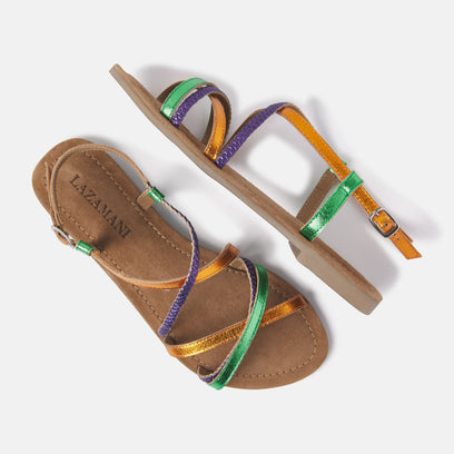 Women's Sandals 33.524 Orange-Multi