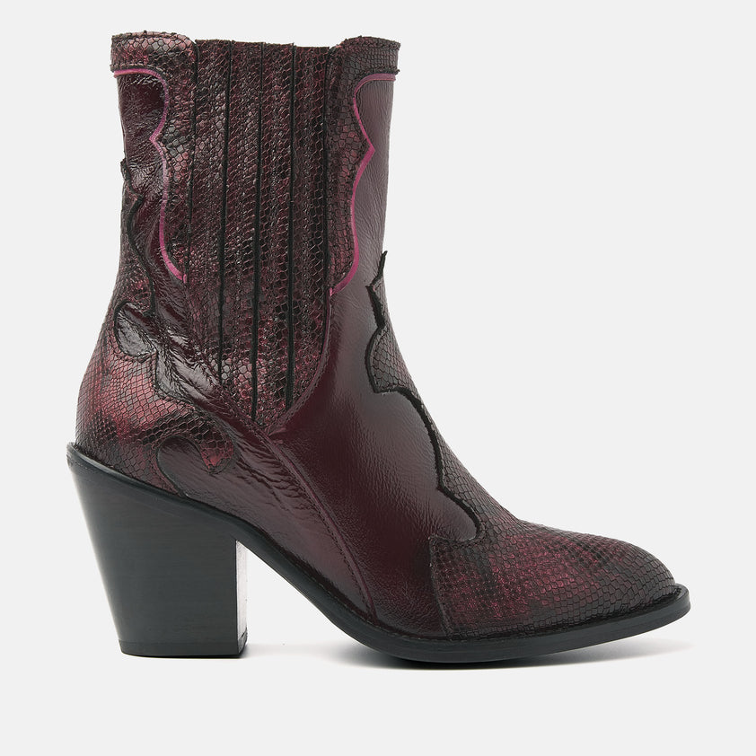 Womens Ankle Boots 35.110 Bordo