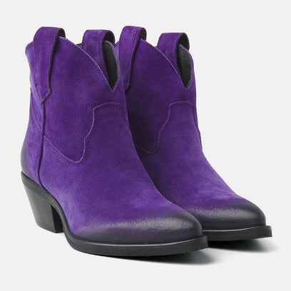 Women's Ankle Boots 55.103 Purple