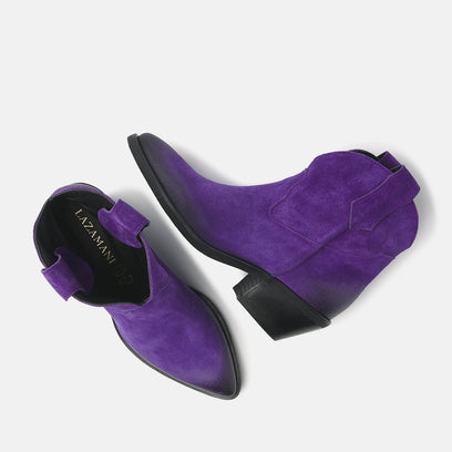 Women's Ankle Boots 55.103 Purple
