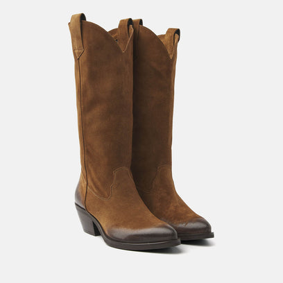 Women's Boots 55.104 Cognac