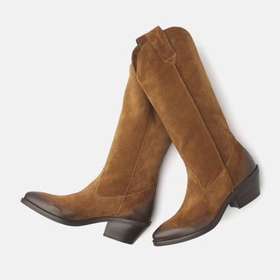 Women's Boots 55.104 Cognac