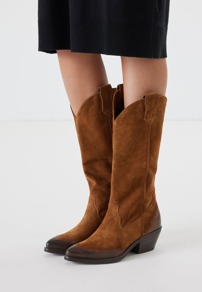 Women's Boots 55.104 Cognac