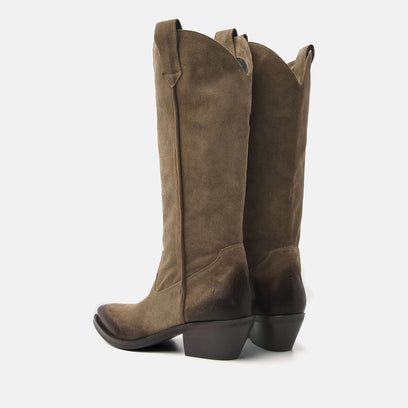 Amy Women's Boots Suede Sand