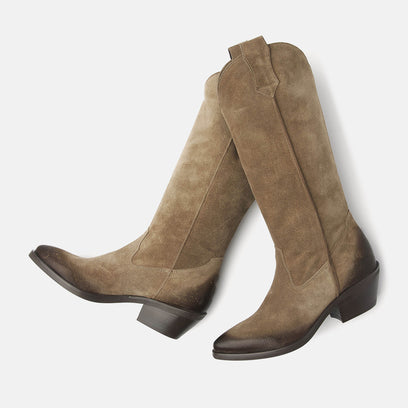 Amy Women's Boots Suede Sand