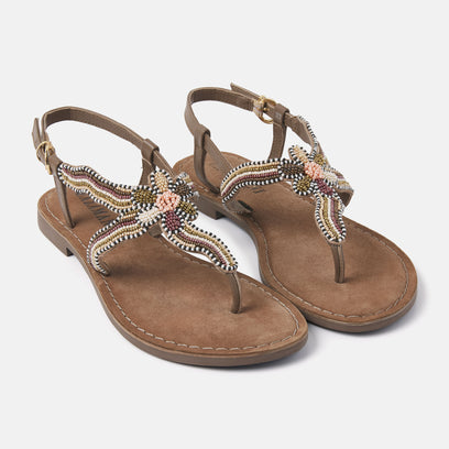 Women's Sandals 75.298 Taupe