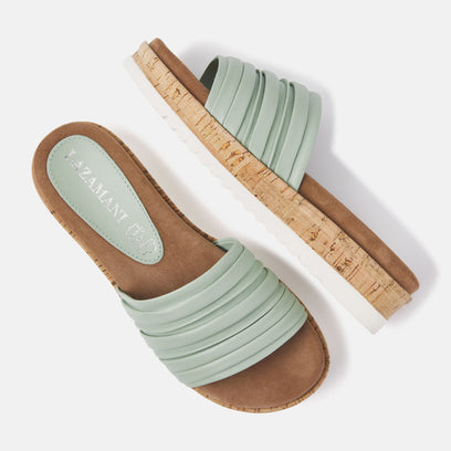 Women's Slippers 75.303 Green