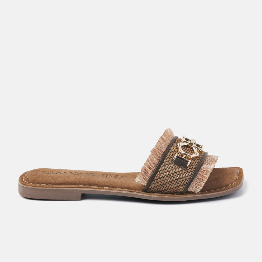 Women's Slippers 75.362 Brown