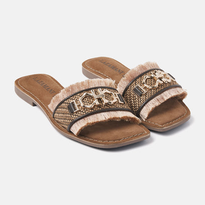 Women's Slippers 75.362 Brown