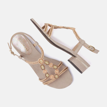 Women's Sandals 85.379 Biscuit