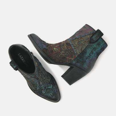 Women's Ankle Boots 85.605 Petrol-Disco