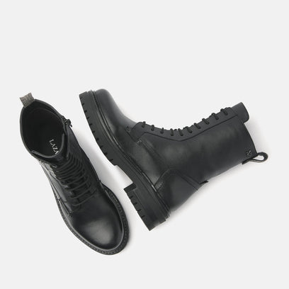 Women's Lace-up boots 85.629 Black
