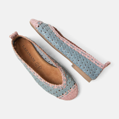 Brisa Women's Ballerinas Leather Aqua