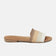 Chloe Women's Leather Slippers Beige
