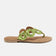 Juliet Women's Leather Slippers Green