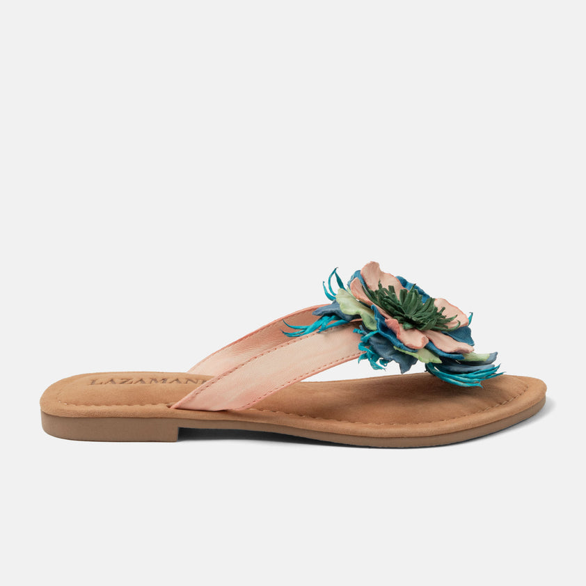 Peony Women's Slippers Leather Rose