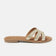 Nina Women's Leather Slippers Gold