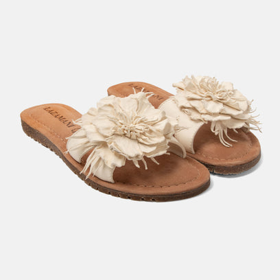 Zinnia Women's Slippers Leather Offwhite