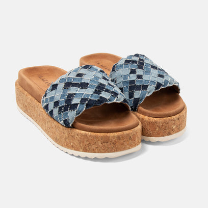 Fe Women's Slippers Denim