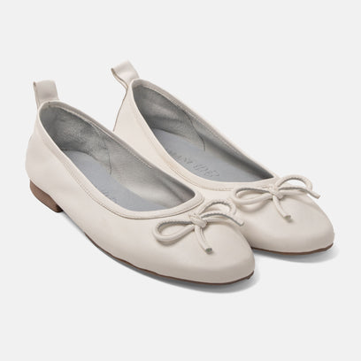 Josefina Women's Ballerinas Leather White