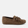 Belle Women's Suede Mocassins Khaki