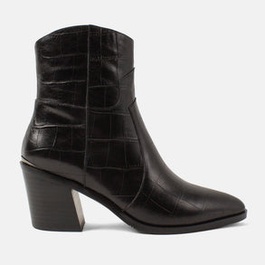 Ot Women's Ankle Boots Leather Black Ot Women's Ankle Boots Leather Black