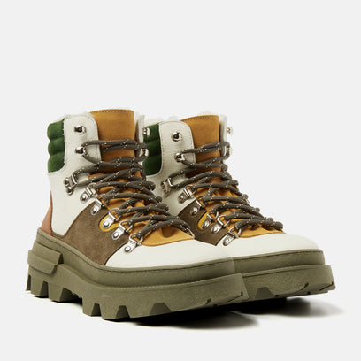 Vere Women's Leather Hiking Boots Green