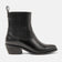 An Women's Leather Ankle Boots Black