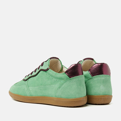 San Sebastian Suede Women's Sneakers Green