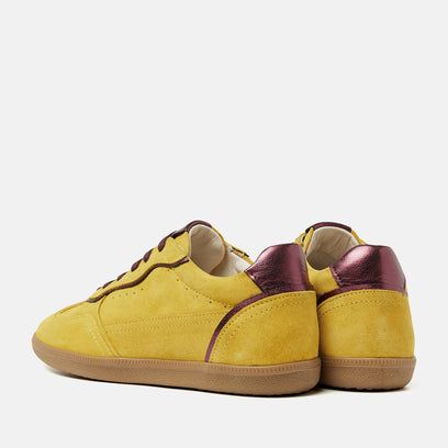 San Sebastian Suede Women's Sneakers Yellow