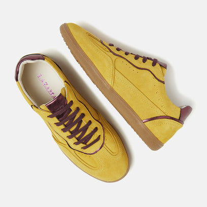 San Sebastian Suede Women's Sneakers Yellow