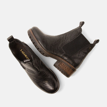 Ria Women's Leather Chelsea Boots Black