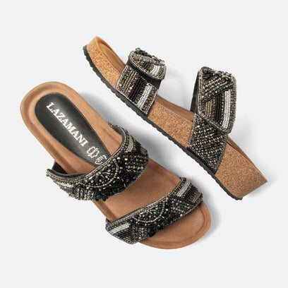 Sol Women's Slippers Leather Black