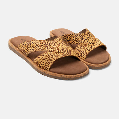 Jana Women's Slippers Leopard