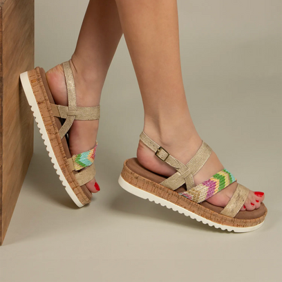 Lindy Women's Sandals Gold