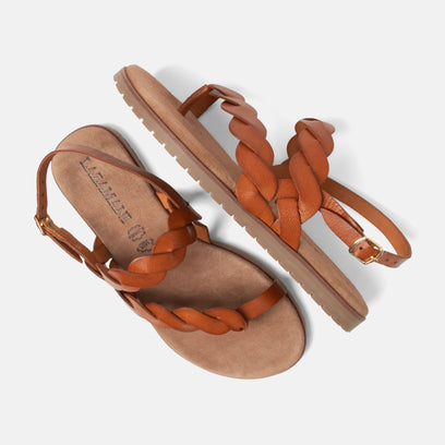 Nilda Women's Sandals Leather Tan