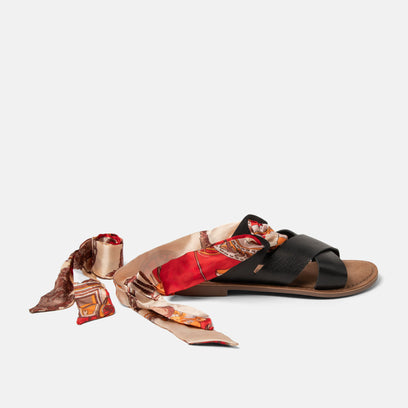 Ula Women's Slippers Leather Black