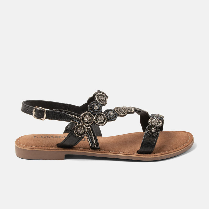 Helena Women's Sandals Leather Black