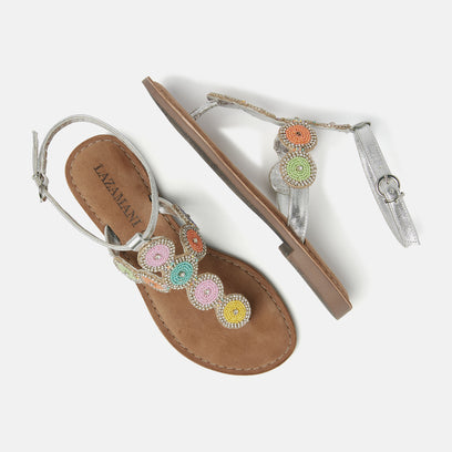 Harper Women's Leather Sandals Multi