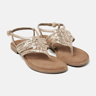 Valerie Women's Leather Sandals Rose