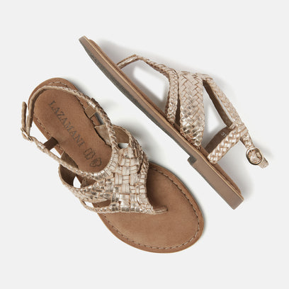 Valerie Women's Leather Sandals Rose