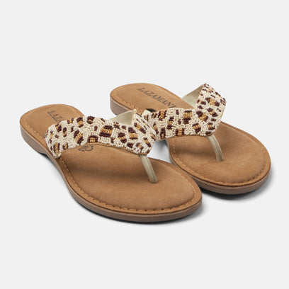 Ebba Women's Leather Slippers Offwhite