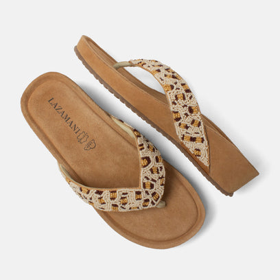 Liv Women's Leather Slippers Offwhite