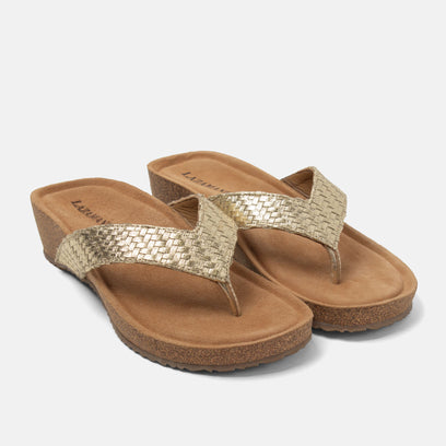 Leia Women's Slippers Gold