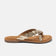 Avi Women's Leather Slippers Gold
