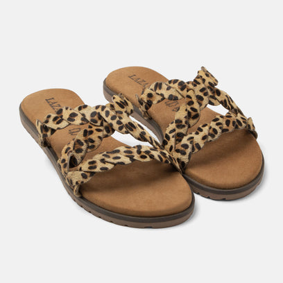 Edsi Women's Slippers Leopard