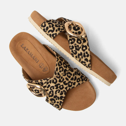 Kaja Women's Slippers Leopard