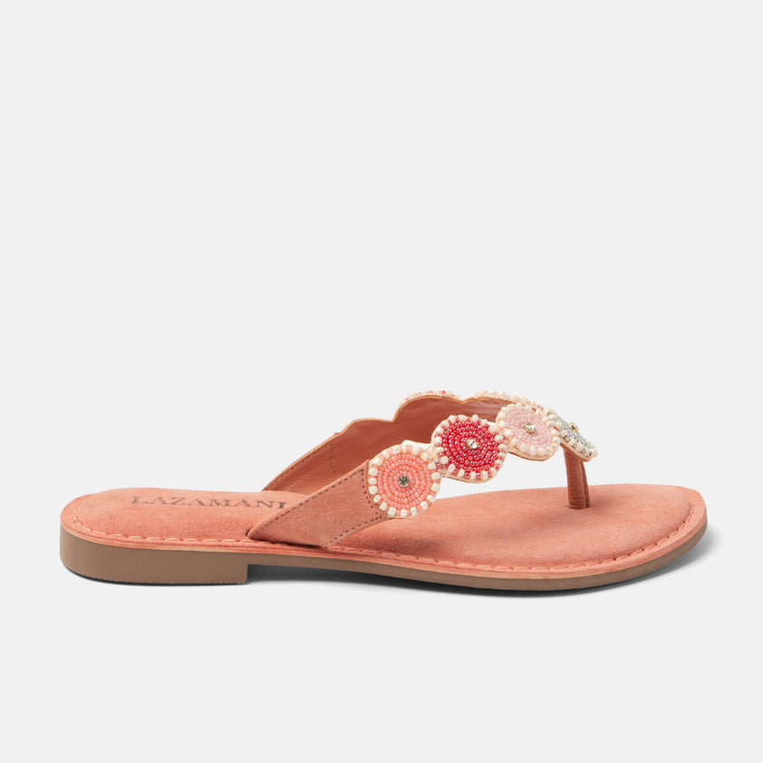 Loua Women's Suede Slippers Pink
