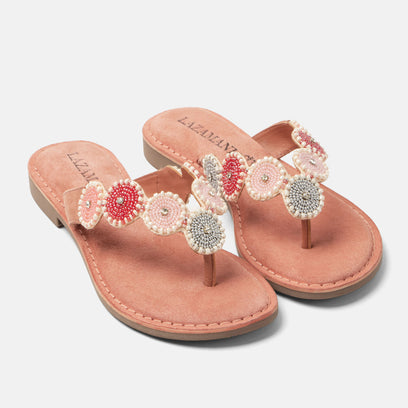 Loua Women's Suede Slippers Pink